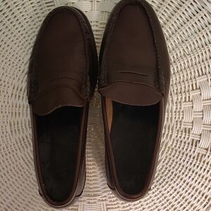Men's Brown Leather Loafers